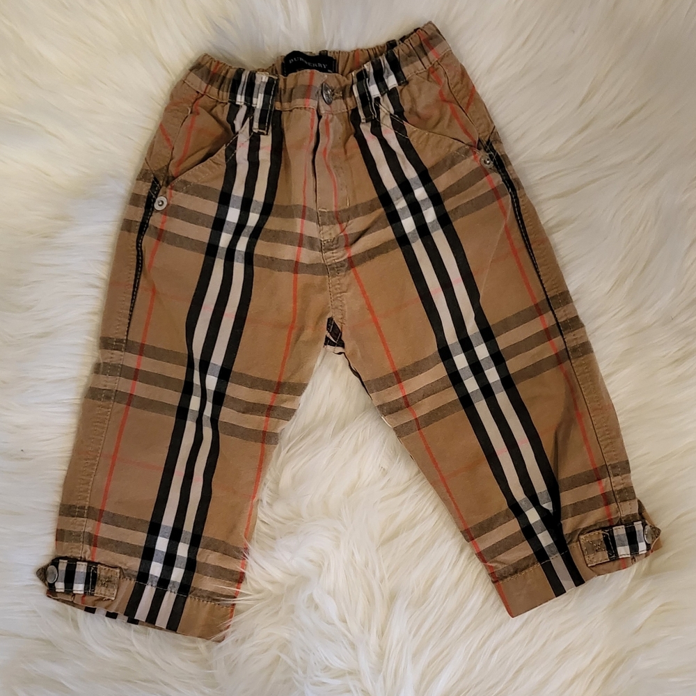 Burberry infant pants 9 mo
